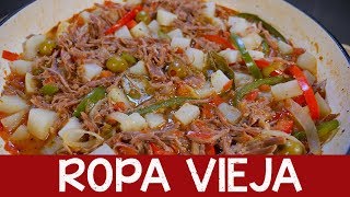 quotRopa Viejaquot  Guisado de Carne Deshebrada  Mi Cocina Rápida [upl. by Saoj]