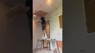 Bit of plastering action on Friday 😎 foryou media bathroom plastering [upl. by Pavia]