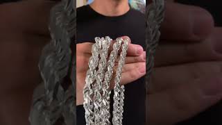 8MM 9MM 10MM amp 12MM Rope Chains Jewelry Collection [upl. by Pownall]