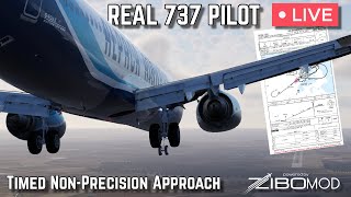 Real 737 Pilot LIVE  ZIBO MOD v42 Test Flight  Timed NPA into Odense  XPlane 12 [upl. by Feune353]