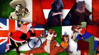 Disney Villains singing in their Native Languages [upl. by Eenimod]