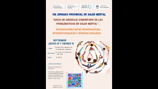 Dia 2  quotVIII Jornada de Salud Mental  Abordaje Comunitario y Perspectivas Interdisciplinariasquot [upl. by Atnuahc]