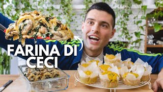 Farina di ceci 4 ricette facili per tutti i giorni [upl. by Sllew]