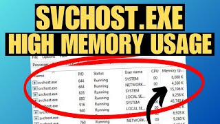 How To Fix Service Host High CPU Usage in Windows 11 svchost [upl. by Pas352]