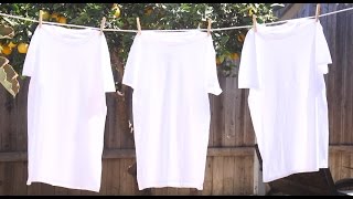 DIY How to Brighten White Clothes Without Bleach  Thrive Market [upl. by Leanahtan540]