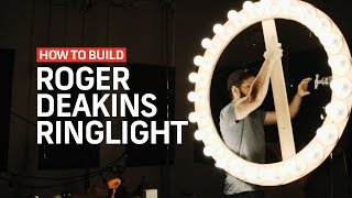 How To Make A ROGER DEAKINS RING LIGHT  Cinematography Techniques [upl. by Eserahs]