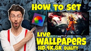 How to set live wallpapers on computerPC in Hindi [upl. by Panthia]