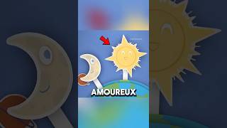 Le soleil est amoureux de la lune 😍 shorts histoire film shortsviral tiktok shortvideos [upl. by Negyam]