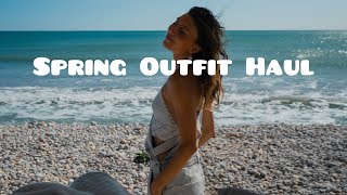 Outfit haul Ich zeig euch meine liebsten Outfits für den Frühling die ich im Van dabei habe 🐣🌺🚐🧡 [upl. by Amlez]