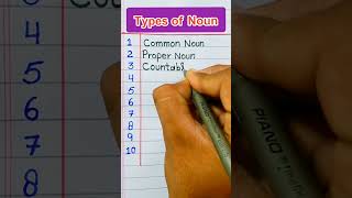 Types of NounKinds of Noun10 Types of Noun in English [upl. by Aidiruy247]