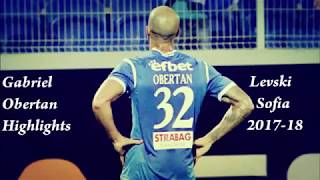 Gabriel Obertan  Levski Sofia 201718 Highlights [upl. by Rihaz]