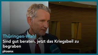 ThüringenWahl Björn Höcke AfD zu den Landtagswahlen in Thüringen am 01092024 [upl. by Lavud]