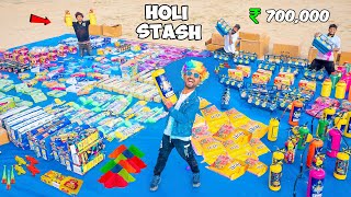 Biggest Holi Stash EverAll New Holi Products  Worth  ₹ 700000 [upl. by Ymmor615]