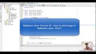 Java Swing Tutorial 24  How to add Image in Netbeans Java  Part 2 [upl. by Dragde]