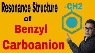 Resonance Structure of Benzyl Carboanion 25 NEET IITJEE [upl. by Efi]