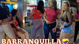 First Time in Downtown BARRANQUILLA COLOMBIA Nightlife2021 Full tour [upl. by Ilrak]