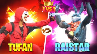 Tufan ff 🔥 Vs Raistar 🔥 1Vs1 in Live  Movement 2x Vs Movement God [upl. by Ledarf]