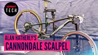 Alan Hatherlys Cannondale Scalpel  GMBN Tech Pro Bike Check [upl. by Etnaihc]