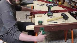 006  JordsWoodShop Roubo bench modification  Tail vise [upl. by Rochkind]