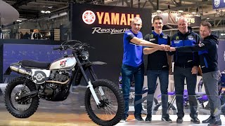 2024 YAMAHA XT500 SCRAMBLER WITH A MODERN RETRO LOOK REVEALED [upl. by Anyrtak754]