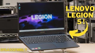 Lenovo legion 5 disassembly amp Review 2023 [upl. by Ahsitahs]