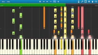 Neil Diamond  Sweet Caroline  Piano Tutorial  How To Play  Synthesia Cover [upl. by Anna-Diane]