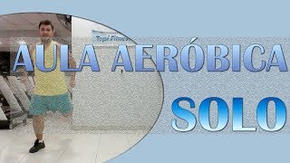 Aula de Ginástica Aeróbica Iniciante  10 Melhores Exercícios para Iniciante  SOLO 3 [upl. by Sally]