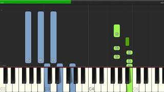 Jimi Hendrix  Castles Made Of Sand  Easy Piano with Chords [upl. by Nealson]