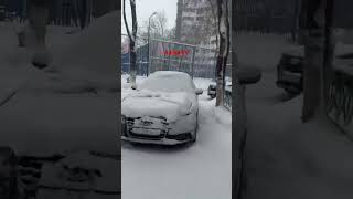 City of Almaty Kazakhstan in December snow winter [upl. by Cutty]