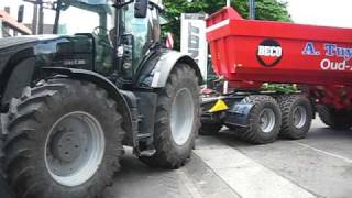 Fendt 936 met dolly met Beco [upl. by Eutnoj]