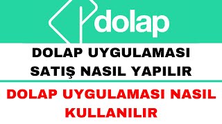 Dolap Uygulaması Satış Nasıl Yapılır  Dolap Uygulaması Nasıl Kullanılır [upl. by Armand]