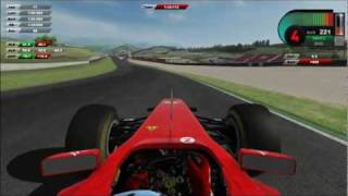 F1 Onboard Mugello DRS KERS Driver Virtual Eder Belone [upl. by Cosimo]