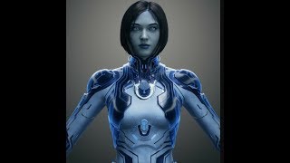 Cortana Halo 5 Mattel 2018 [upl. by Osmen]