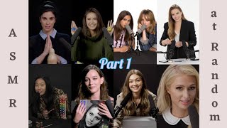 Celebrities ASMR No Talking Compilation  Part 1  ASMRatRandom [upl. by Placia767]