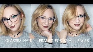 EYEBUYDIRECT GLASSES HAUL  glasses for small faces [upl. by Nolubez204]