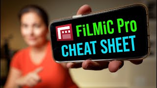 Filmic Pro Settings Cheat Sheet for Beginners  Save these presets [upl. by Acile]