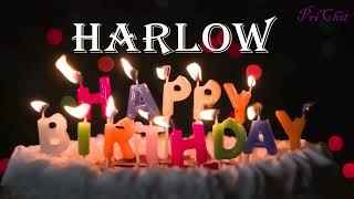 Harlow Birthday Song  Birthday Song Harlow Happy Birthday Harlow  birthdaysongwithnames [upl. by Warga]