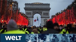 FRANKREICH RÜSTET SICH Gelbwesten kündigen heißes Wochenende an [upl. by Ludly]