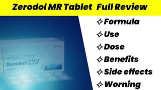 Zerodol MR Tablet Full Uses in Hindi  Side Effects  Review [upl. by Tollman870]