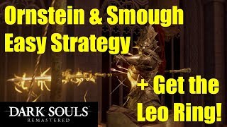 Ornstein and Smough Easy Strategy Dark Souls Remastered [upl. by Sallyann]