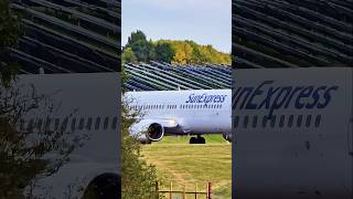 SunExpress Superbe plane Spotting aviationviralvideo aviationspotter BirminghamTravelling2024 [upl. by Wrdna]