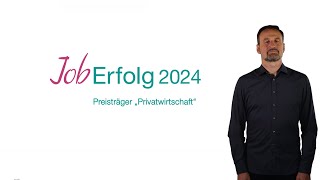 Preisträger des „JobErfolg 2024 – Privatwirtschaftquot Dachser [upl. by Benzel]