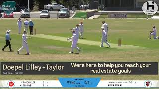 Ballarat Cricket Association  Alfredton Dental 1st XI  Round 6  Wendouree v Buninyong  Day 1 [upl. by Lodi]