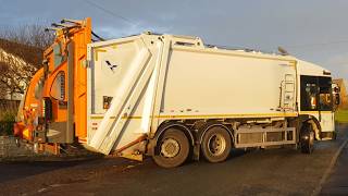 Dennis Elite  Bin Lorry Collecting General Waste In Dorset [upl. by Niliram]