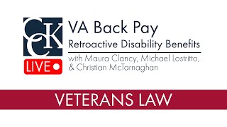 VA Back Pay Retroactive Benefits [upl. by Oak]