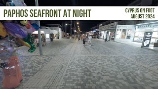 Paphos Seafront At Night [upl. by Eeznyl503]