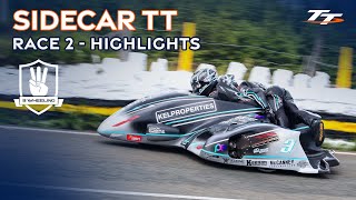 3WheelingMedia Sidecar TT Race 2  Highlights  2024 Isle of Man TT Races [upl. by Tloh326]