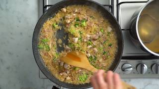 Barilla  How to make Risoni Risotto with Chicken and Broccoli and Pesto Genovese [upl. by Stanway]