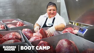 How The Military’s Largest Cafeteria Feeds 4500 Soldiers In 90 Minutes  Boot Camp [upl. by Inotna]