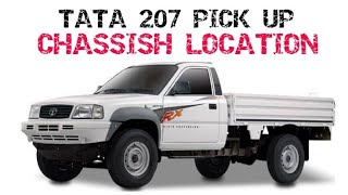 Tata 207 rx pickup bs6 chassis number location show [upl. by Petua]